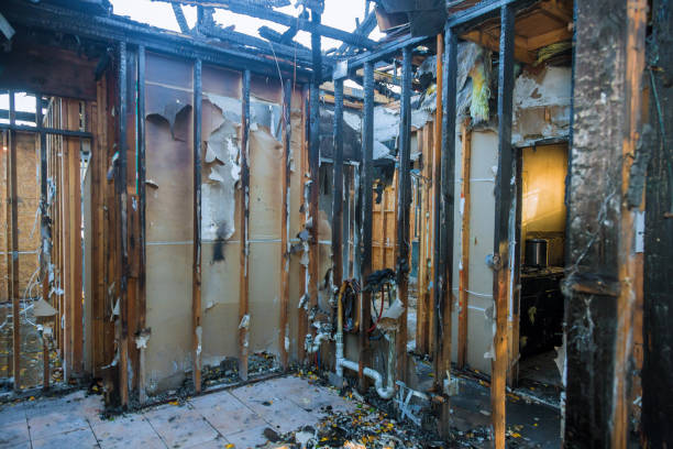 Professional Fire Damage Removal technician working in Ottawa, KS